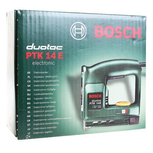 Пистолет скобозабивной PTK 14 Е бытовой BOSCH 0 603 265 208 Пистолет скобозабивной PTK 14 Е бытовой BOSCH 0 603 265 208