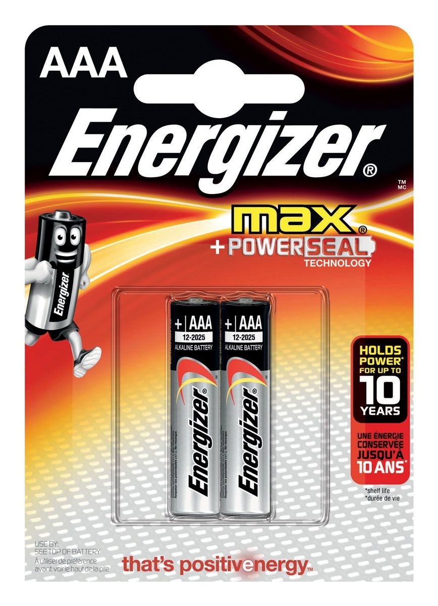 Батарейка AAА Energizer MAX 2 шт E92 (E300157202) Батарейка AAА Energizer MAX 2 шт E92 (E300157202)