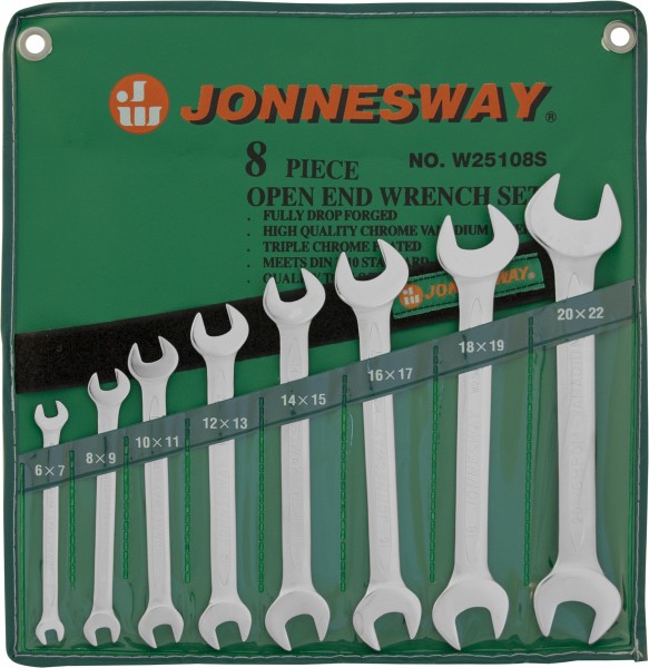 Набор рожковых ключей 8пр Jonnesway 047336 Набор рожковых ключей 8пр Jonnesway 047336
