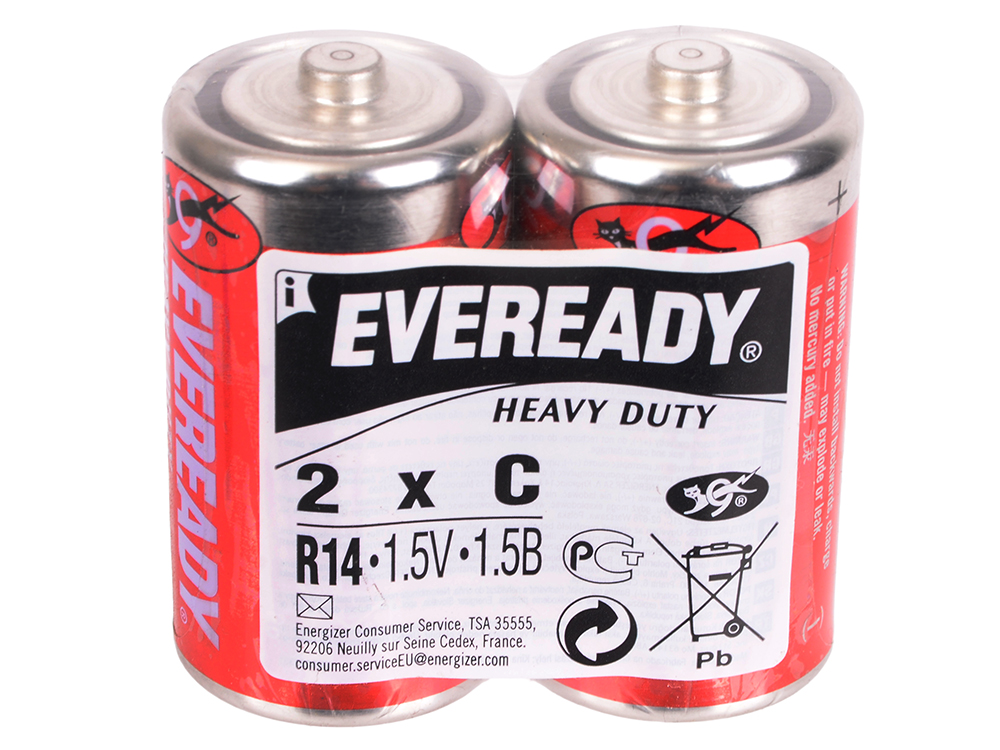 Батарейка Energizer C EVEREADY HEAVY DUTY 2шт 638772 Батарейка Energizer C EVEREADY HEAVY DUTY 2шт 638772