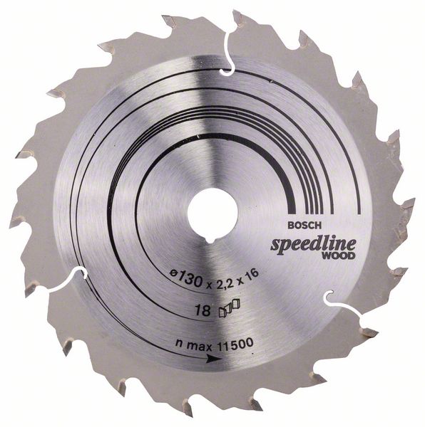 Диск пильный по дереву (130x16 z18) BOSCH Speedline Wood 2.608.640.775 Диск пильный по дереву (130x16 z18) BOSCH Speedline Wood 2.608.640.775