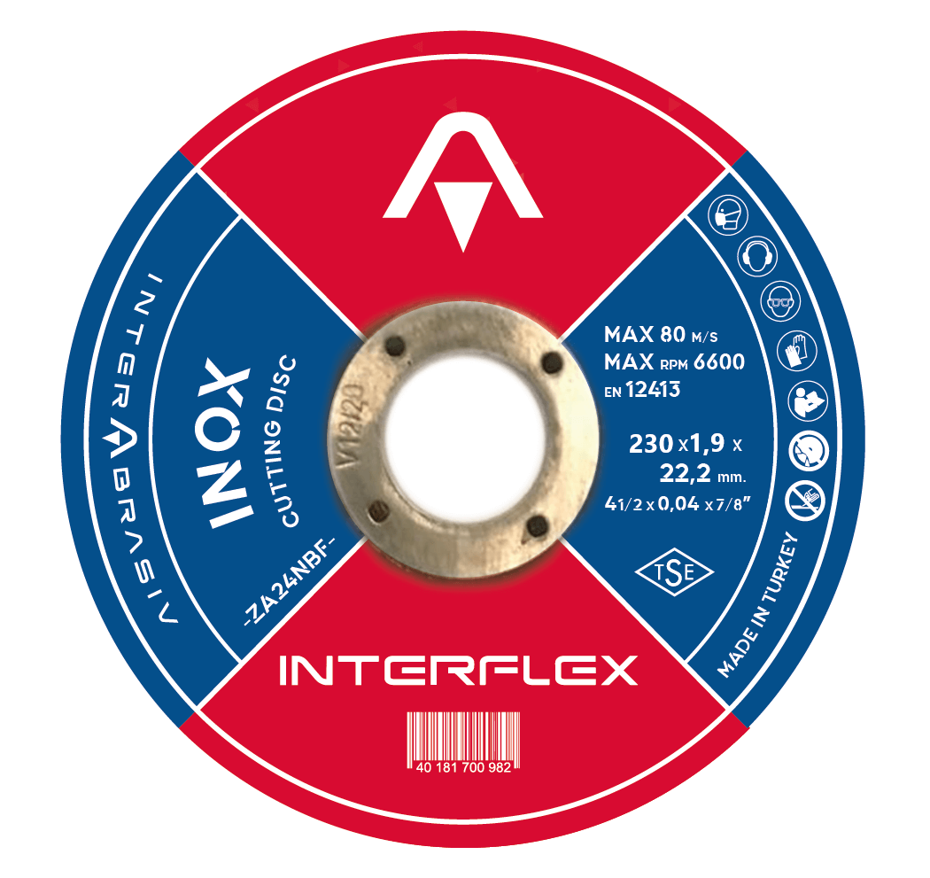 Круг отрезной Ø 230х1,9х22 для нержавейки Interflex (4079231910)