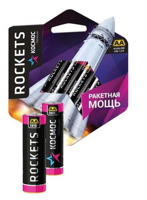 Батарейка КОСМОС LR6 KOSMOS premium ROCKETS 4шт алкалиновая 273495 Батарейка КОСМОС LR6 KOSMOS premium ROCKETS 4шт алкалиновая 273495