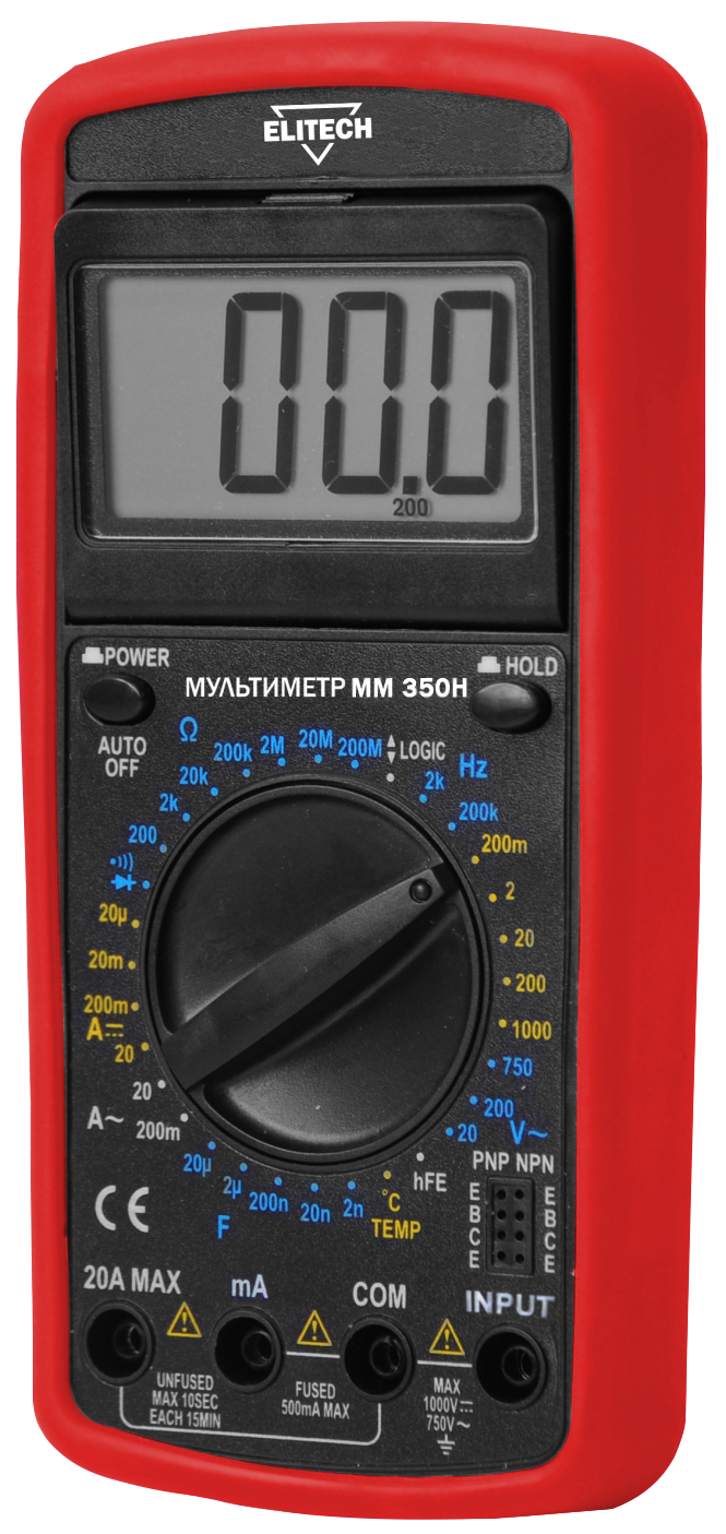 Мультиметр Elitech ММ 350Н HD Мультиметр Elitech ММ 350Н HD