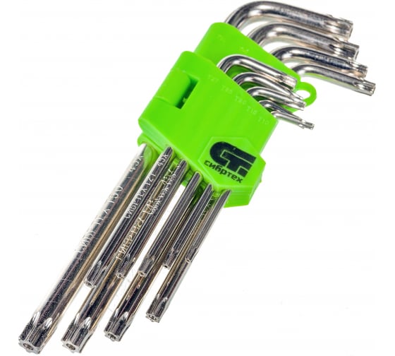Набор ключей 9шт TORX Сибртех 12322 Набор ключей 9шт TORX Сибртех 12322