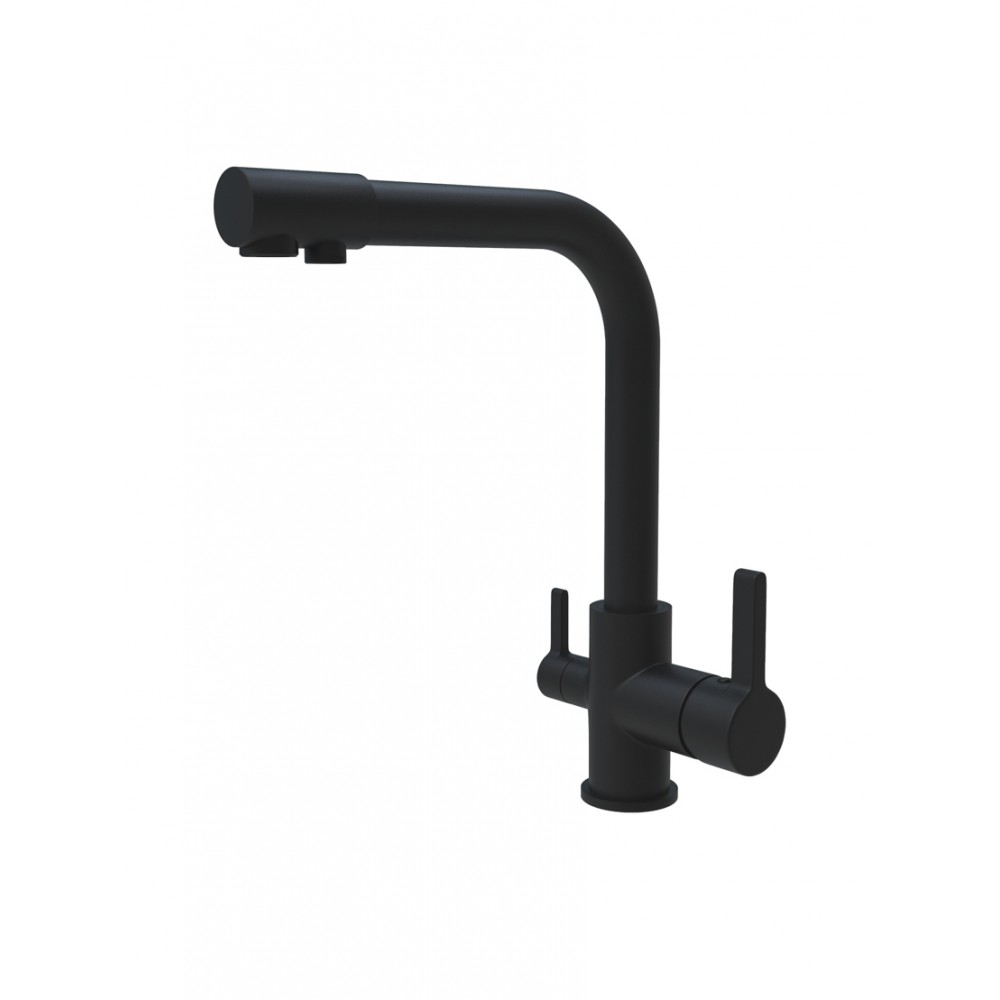 Смеситель KONNER "STICK" для кухни для фильтра воды черный STK1201BK Смеситель KONNER "STICK" для кухни для фильтра воды черный STK1201BK