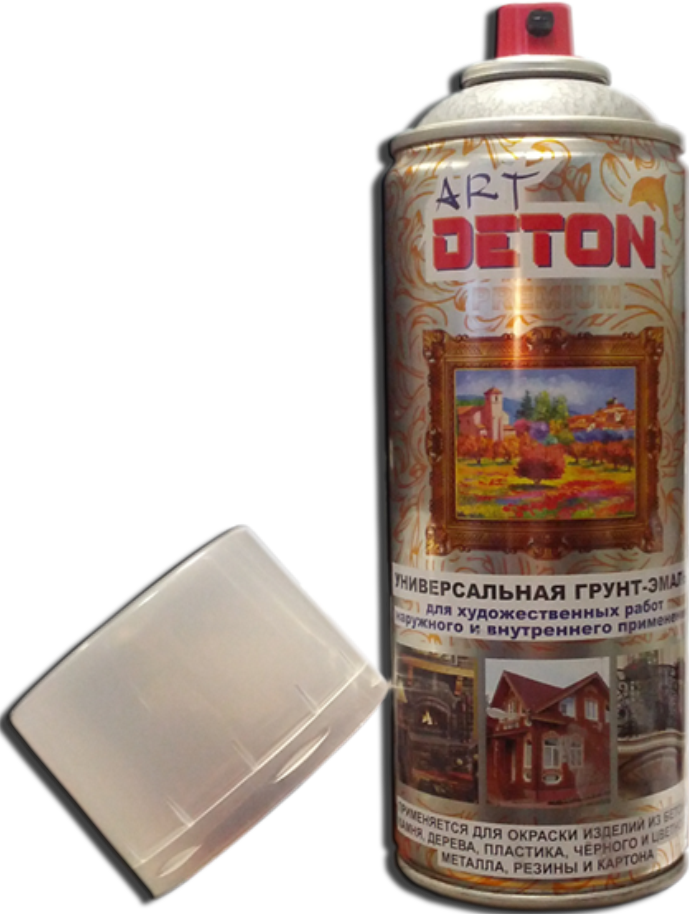 Краска аэрозольная зеркально-металлическая Deton Серебро DTN-A70820 Краска аэрозольная зеркально-металлическая Deton Серебро DTN-A70820