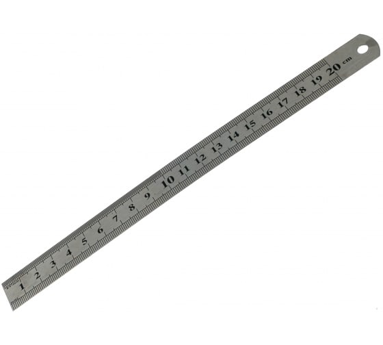 Линейка стальная FIT 200мм 19002 Линейка стальная FIT 200мм 19002