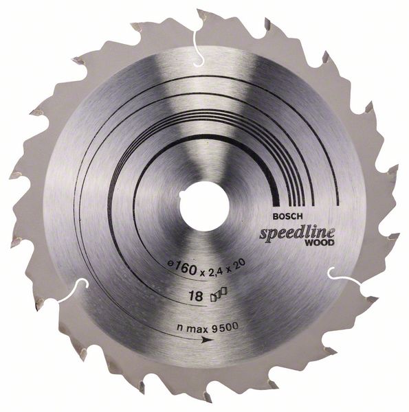 Диск пильный по дереву (160x20 z18) Speedline Wood BOSCH 2.608.640.787 Диск пильный по дереву (160x20 z18) Speedline Wood BOSCH 2.608.640.787