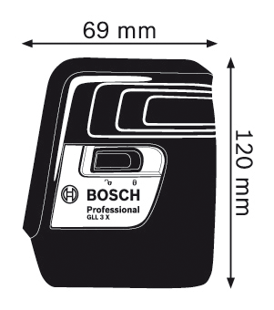 Нивелир лазерный BOSCH GLL 3-X 0 601 063 CJ0 Нивелир лазерный BOSCH GLL 3-X 0 601 063 CJ0