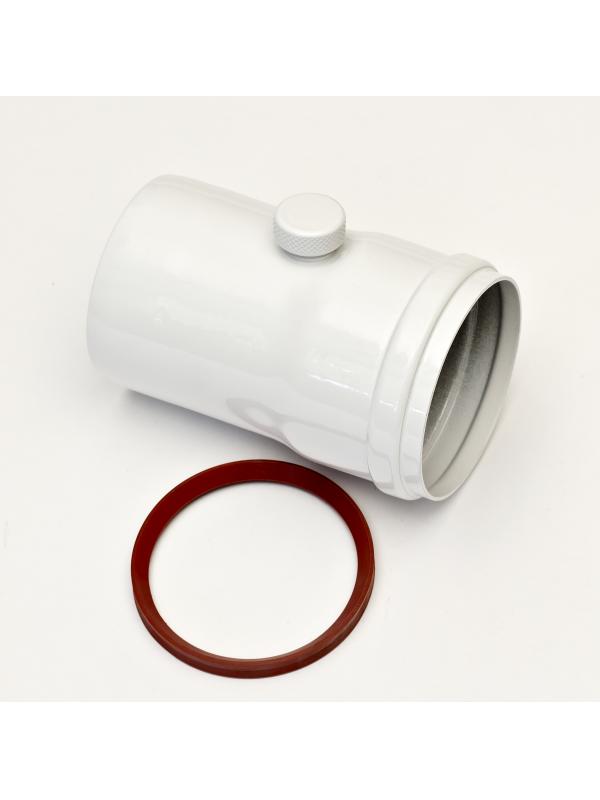 Патрубок Ariston ф80 с отводом 3318026 Патрубок Ariston ф80 с отводом 3318026