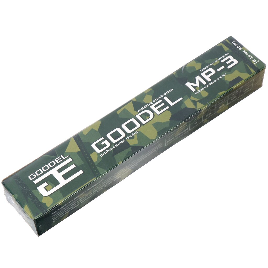 Электроды сварочные Goodel МР3 ф3,0 (пачка 2.5 кг) CONSTRUCT Электроды сварочные Goodel МР3 ф3,0 (пачка 2.5 кг) CONSTRUCT