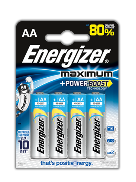 Батарейка AA Maximum 4шт Energizer 638635 Батарейка AA Maximum 4шт Energizer 638635