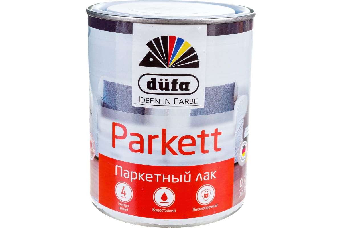 Лак паркетный PARKETT полуматовый 0.75л 425243 Лак паркетный PARKETT полуматовый 0.75л 425243