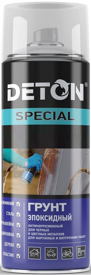 Аэрозольный грунт эпоксидный Deton Серый DTN-A07344 Аэрозольный грунт эпоксидный Deton Серый DTN-A07344