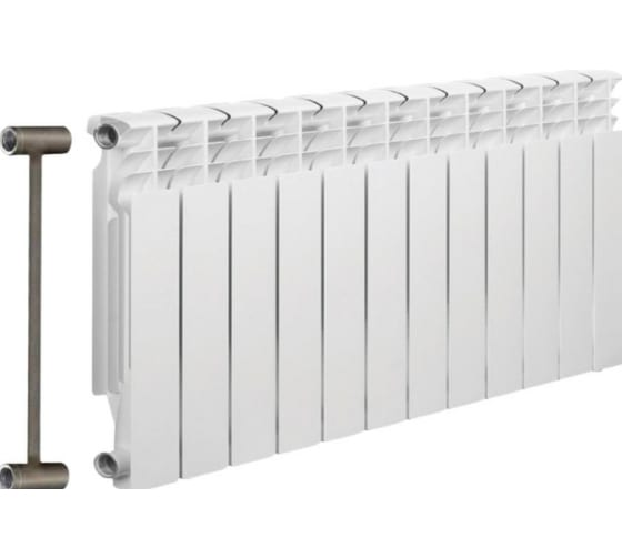 Радиатор биметаллический SOLUR PRESTIGE 500/80 12 секций