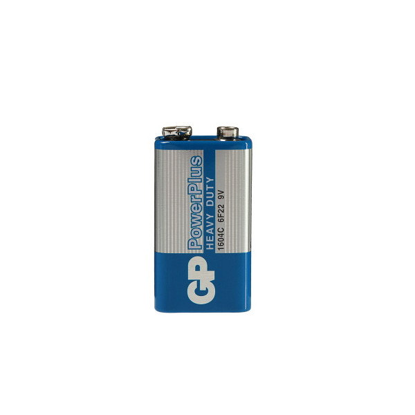 Батарейка GP 9В PowerPlus 6F22 BP1 (1шт) термо Батарейка GP 9В PowerPlus 6F22 BP1 (1шт) термо