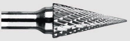 Борфреза Интертулмаш хв 6мм коническая 12x25x6x70 ДВ New BM02252X