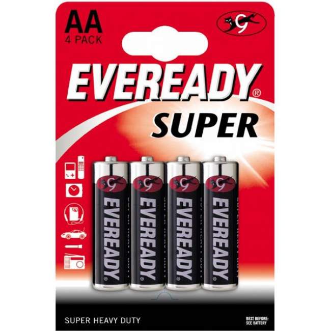 Батарейка АА SUPER HEAVY DUTY 4шт 637084 Батарейка АА SUPER HEAVY DUTY 4шт 637084