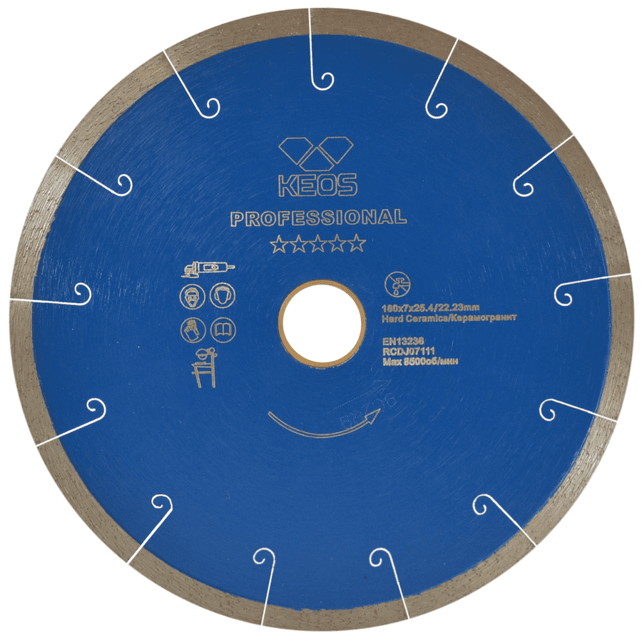 Круг алмазный Keos ф180х25,4/22,23 керамогранит Professional DBP01.180 Круг алмазный Keos ф180х25,4/22,23 керамогранит Professional DBP01.180