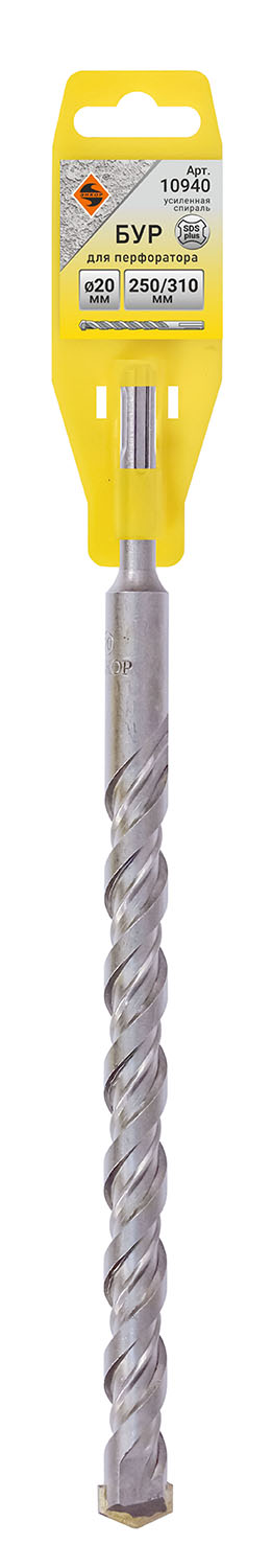 Бур SDS + ф20х250/310 усиленный Энкор 10940 Бур SDS + ф20х250/310 усиленный Энкор 10940