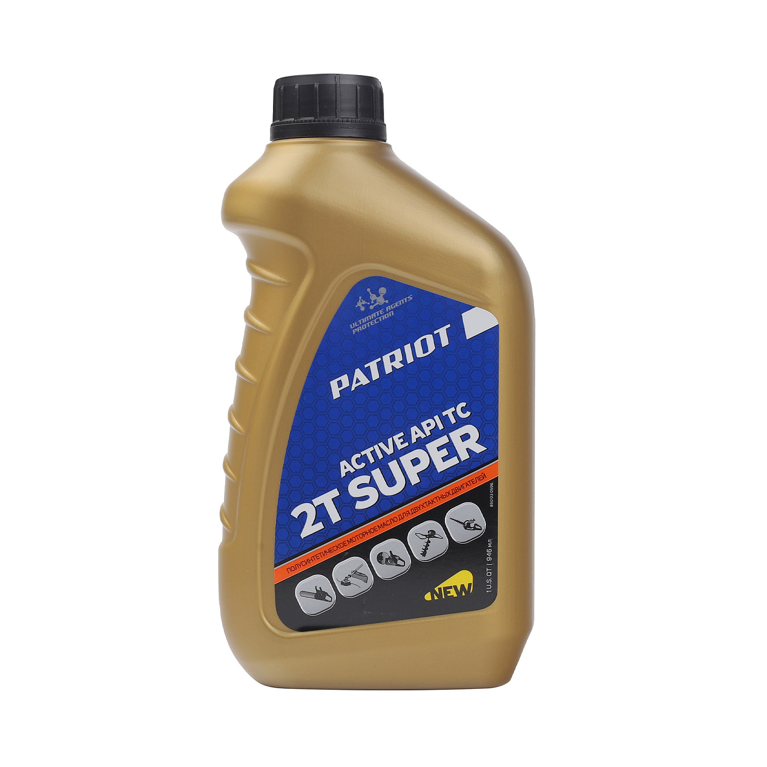 Масло для 4-х такт. двигателя Patriot SUPER ACTIVE 2T 0,946л 850030596 Масло для 4-х такт. двигателя Patriot SUPER ACTIVE 2T 0,946л 850030596