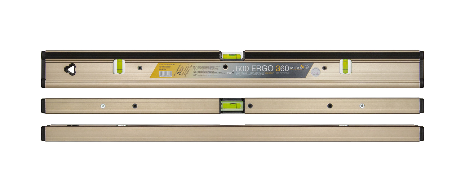 Уровень MITAX 600мм ERGO 360 E600 Уровень MITAX 600мм ERGO 360 E600