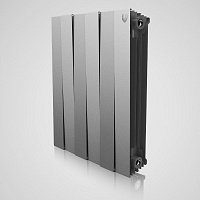 Биметаллический радиатор Royal Thermo PianoForte 500/100 10 секций серебро 1093823 Биметаллический радиатор Royal Thermo PianoForte 500/100 10 секций серебро 1093823