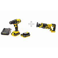 Шуруповерт аккумуляторный STANLEY SCD20S2K + STSC1820 Шуруповерт аккумуляторный STANLEY SCD20S2K + STSC1820