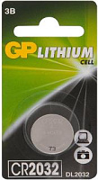 Батарейка GP Lithium CR2032 BP1 (1шт) Батарейка GP Lithium CR2032 BP1 (1шт)