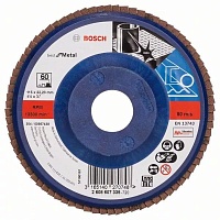 Круг лепестковый 115мм K60 BOSCH Best for Metal 2 608 607 323 Круг лепестковый 115мм K60 BOSCH Best for Metal 2 608 607 323