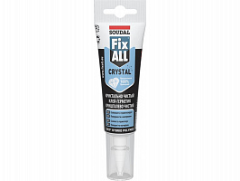 Клей-герметик SOUDAL Fix ALL CRYSTALI 125мл 134138 Клей-герметик SOUDAL Fix ALL CRYSTALI 125мл 134138