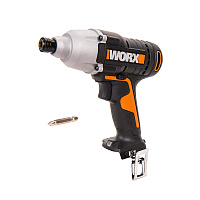 Гайковерт аккумуляторный WORX 1/4' WX291.9, 20В, Solo, коробка Гайковерт аккумуляторный WORX 1/4' WX291.9, 20В, Solo, коробка