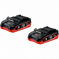 Аккумулятор Metabo 18 В 3,5 Ач x 2шт LiHD 685050000 T0346 Аккумулятор Metabo 18 В 3,5 Ач x 2шт LiHD 685050000 T0346