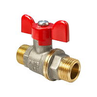 Кран шаровой VALFEX 3/4" MM бабочка PN 40 (18/72) VF.219.NB1.034 Кран шаровой VALFEX 3/4" MM бабочка PN 40 (18/72) VF.219.NB1.034
