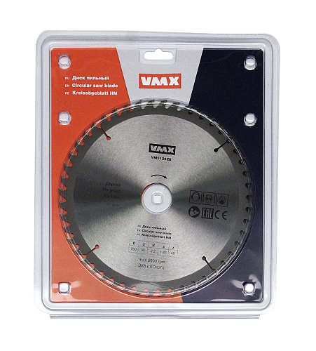 Диск пильный ф200х32 z48 дерево VMX VM512426 Диск пильный ф200х32 z48 дерево VMX VM512426