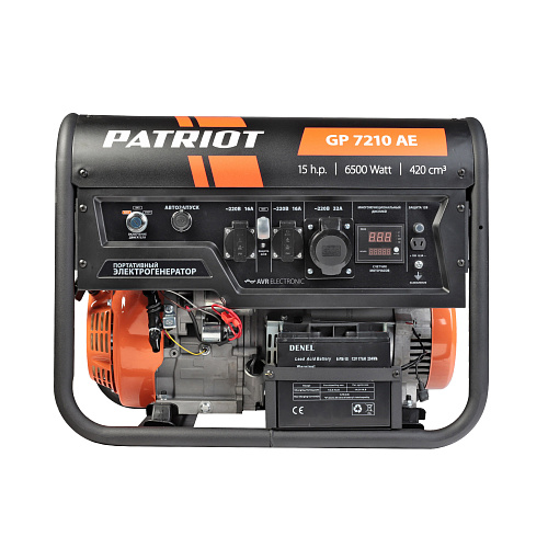 Генератор бензиновый Patriot GP 7210АE (474101590) Генератор бензиновый Patriot GP 7210АE (474101590)