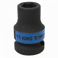 Головка торцевая KING TONY 1/2 11 мм ударная 453511М Головка торцевая KING TONY 1/2 11 мм ударная 453511М
