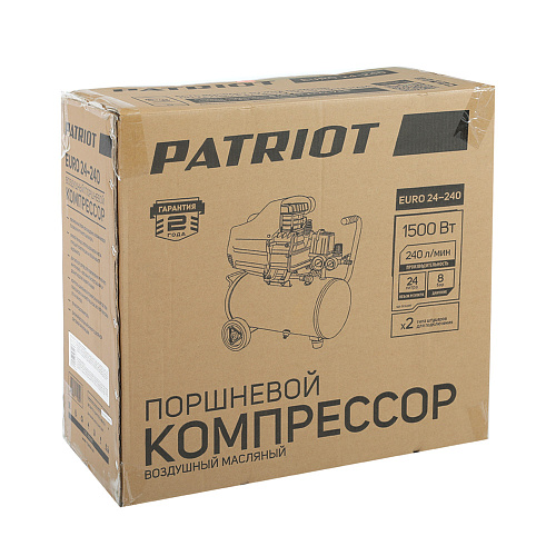 Компрессор PATRIOT EURO 24/240 525306/365 Компрессор PATRIOT EURO 24/240 525306/365