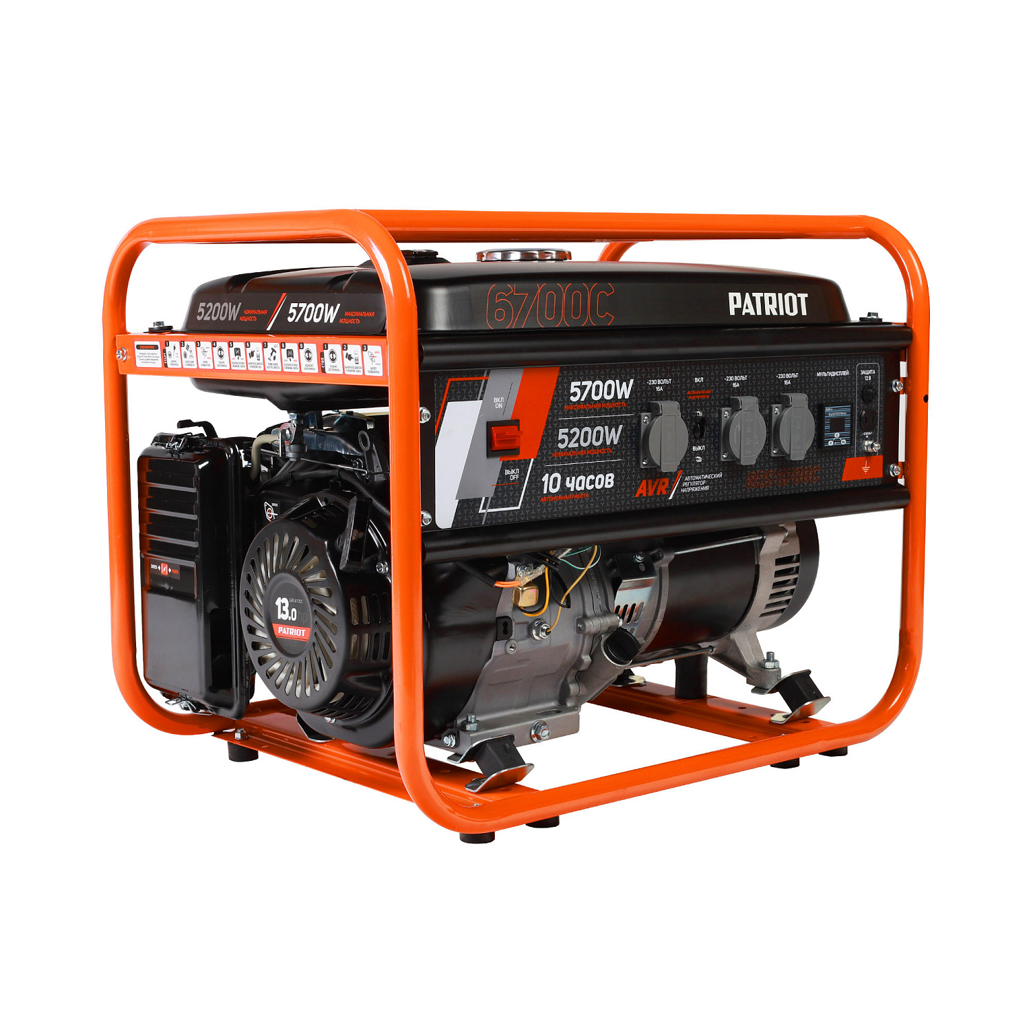 Генератор бензиновый Patriot GRS 6700C 476102105 Генератор бензиновый Patriot GRS 6700C 476102105