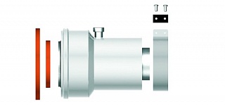 Адаптер d60/100-d80/125 Ariston 3318040 Адаптер d60/100-d80/125 Ariston 3318040