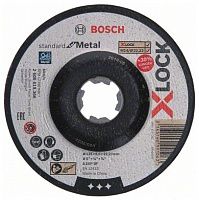 Круг шлифовальный Bosch ф125х6,0х22 по металлу вогнутый 1/10, X-LOCK 2 608 619 366 Круг шлифовальный Bosch ф125х6,0х22 по металлу вогнутый 1/10, X-LOCK 2 608 619 366
