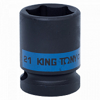 Головка торцевая KING TONY 1/2 21 мм ударная 453521М Головка торцевая KING TONY 1/2 21 мм ударная 453521М