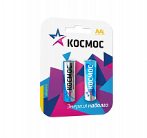 Батарейка КОСМОС LR LR6 BP-2 2шт алкалиновая 116489 Батарейка КОСМОС LR LR6 BP-2 2шт алкалиновая 116489