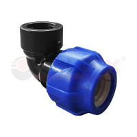 Отвод ПНД 90° 50х1 1/2" ВР (4/20) Отвод ПНД 90° 50х1 1/2" ВР (4/20)
