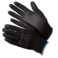 Перчатки нейлон с полиуретаном Gward PU1001 Black - 9 L Перчатки нейлон с полиуретаном Gward PU1001 Black - 9 L
