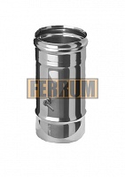 Шибер (нержавеющая сталь 0,5 мм) ф130 Ferrum 82920 Шибер (нержавеющая сталь 0,5 мм) ф130 Ferrum 82920