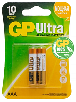 Батарейка GP ААА Ultra Alkaline LR03 BP2 (2шт) Батарейка GP ААА Ultra Alkaline LR03 BP2 (2шт)