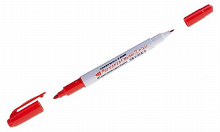 Маркер Crown красный двухсторонний Multi Marker Twin P-800W- красный Маркер Crown красный двухсторонний Multi Marker Twin P-800W- красный