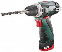 Аккумуляторный шуруповерт Metabo Power Maxx BS 2 x 2.0 Ah (600080500) Аккумуляторный шуруповерт Metabo Power Maxx BS 2 x 2.0 Ah (600080500)